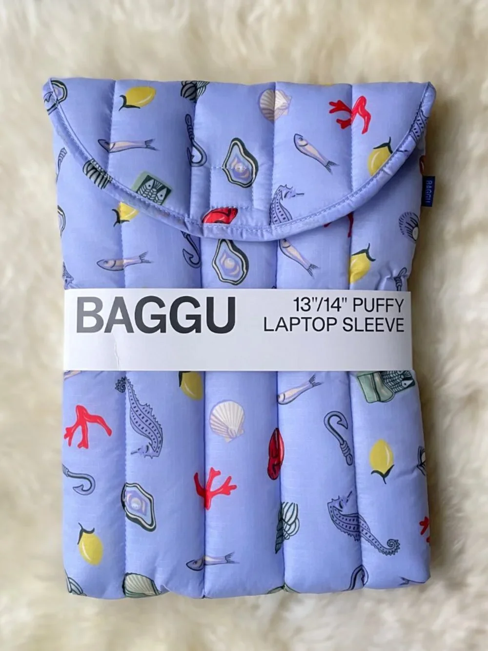 NWT Baggu Puffy Laptop Sleeve 13